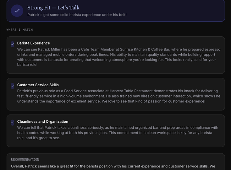 Small business owner outcome