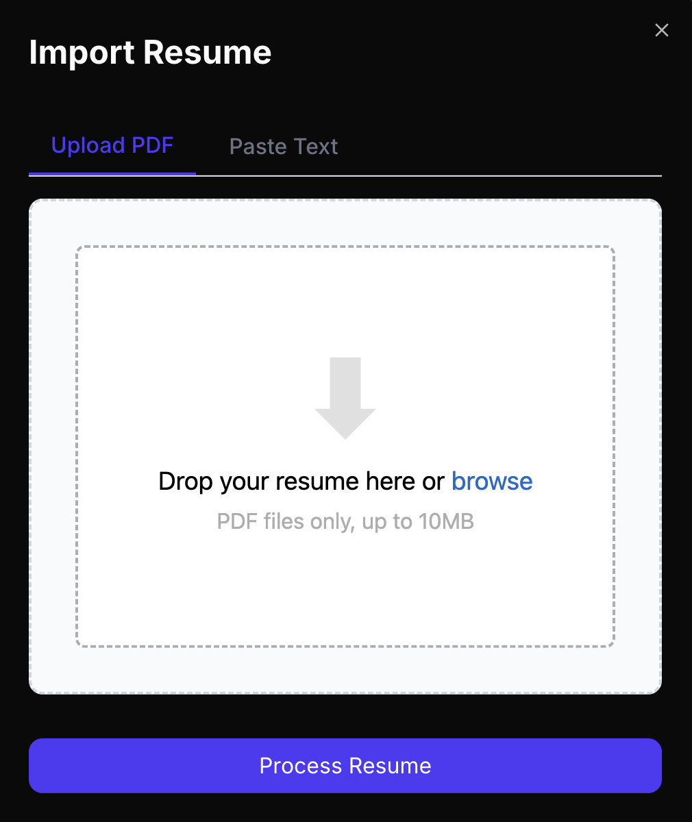 Pier collects resumes so you don’t have to.